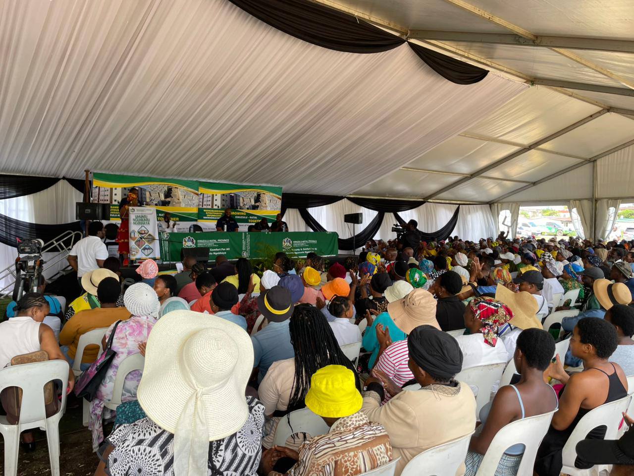 The Department of Human Settlements and the Mandeni municipality hosted an imbizo in Ward 17