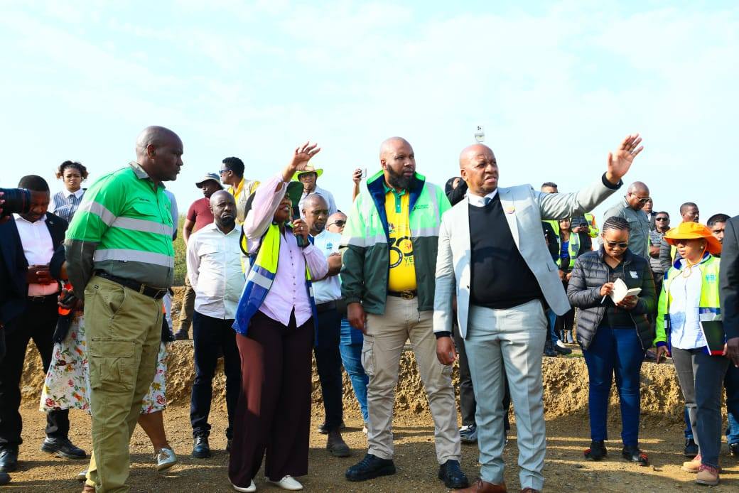 Groundbreaking: 1200 houses are built in Cornubia for the victims of floods.
