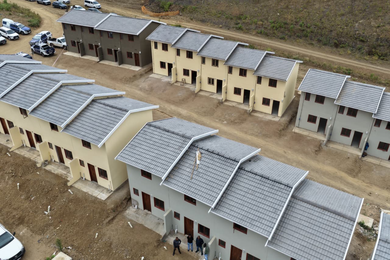 Houses for flood victims in Cornubia Mega Project